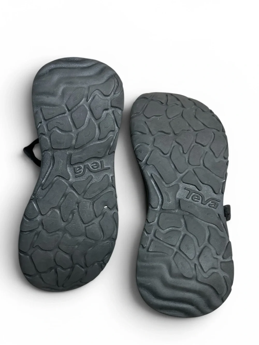 TEVA ZYMIC BLACK WATERPROOF HIKING SPORT TRAIL MEN'S SANDALS SIZE US 9